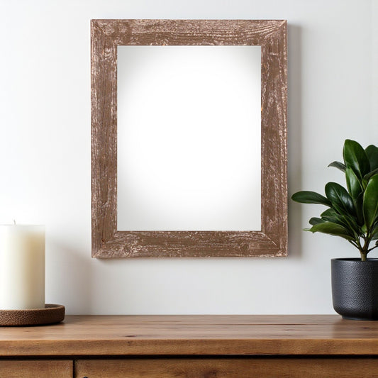 20" x 28" Espresso Solid Wood Hanging Picture Frame - Loft&Timber
