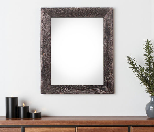 22" x 28" Black Solid Wood Hanging Picture Frame - Loft&Timber