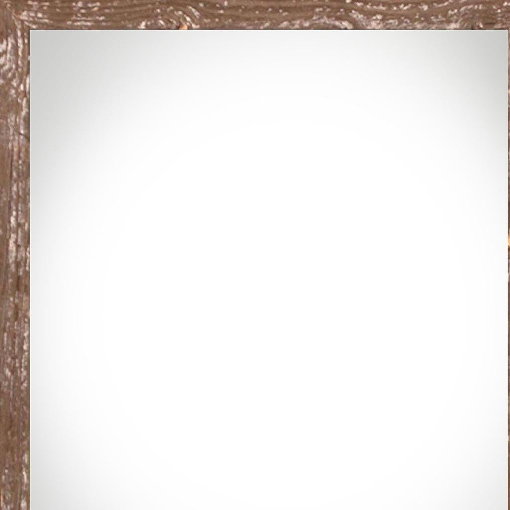 24" x 30" Brown Solid Wood Hanging Picture Frame - Loft&Timber