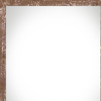 24" x 30" Brown Solid Wood Hanging Picture Frame - Loft&Timber