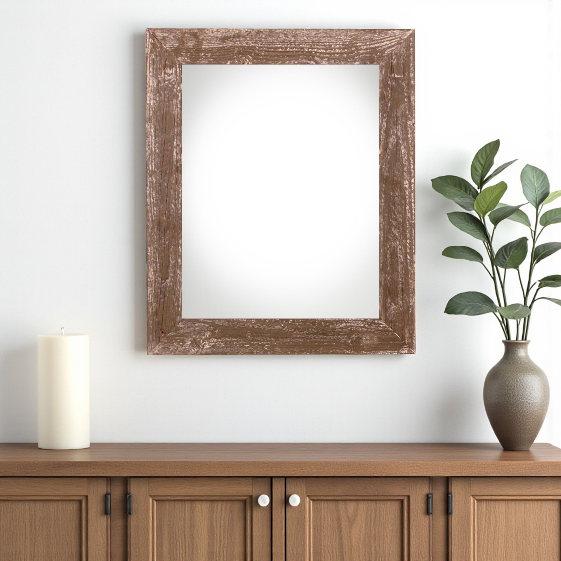 24" x 36" Espresso Solid Wood Hanging Picture Frame - Loft&Timber
