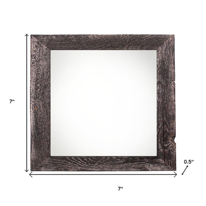 4" x 4" Black Solid Wood Tabletop Picture Frame - Loft&Timber