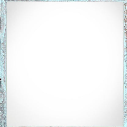 4" x 4" Blue Solid Wood Tabletop Picture Frame - Loft&Timber