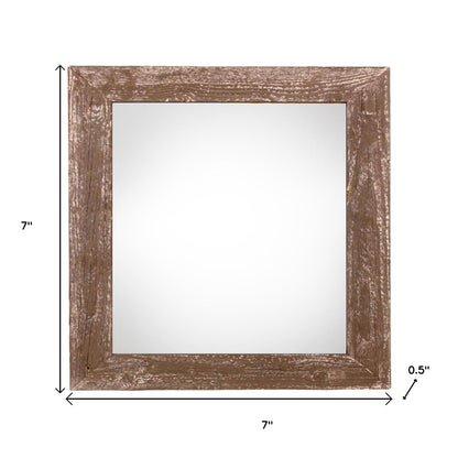 4" x 4" Espresso Solid Wood Tabletop Picture Frame - Loft&Timber