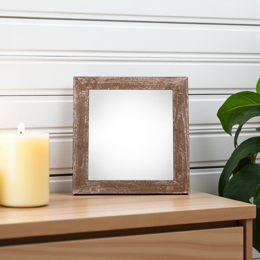4" x 4" Espresso Solid Wood Tabletop Picture Frame - Loft&Timber