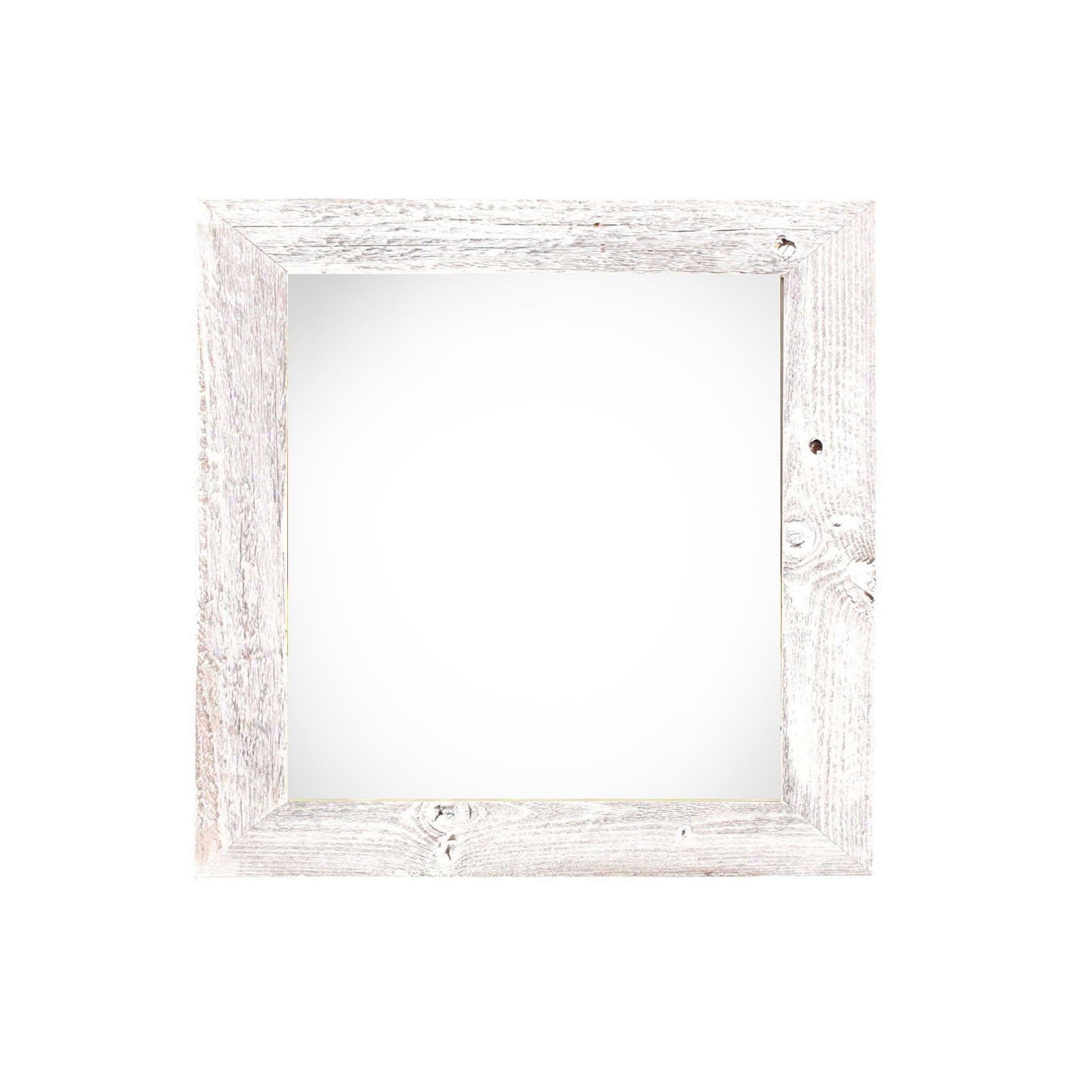 4" x 4" White Solid Wood Tabletop Picture Frame - Loft&Timber