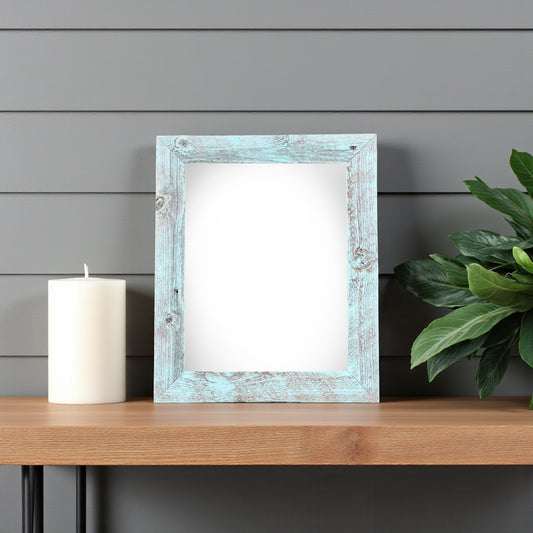 5" x 7" Blue Solid Wood Tabletop Picture Frame - Loft&Timber