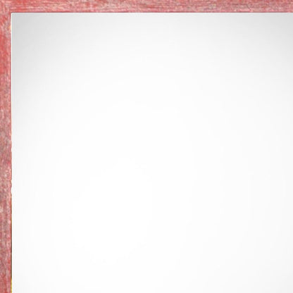 8" x 10" Red Solid Wood Tabletop Picture Frame - Loft&Timber