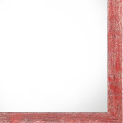 8" x 8" Red Solid Wood Tabletop Picture Frame - Loft&Timber