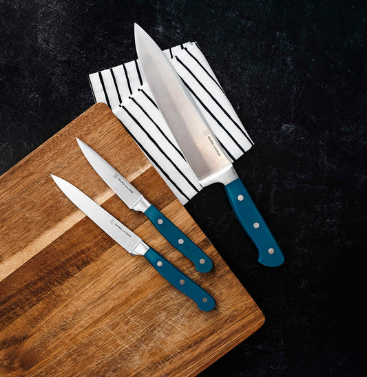 Superior 4 Piece Kitchen Knife set - Royal Blue - Loft&Timber