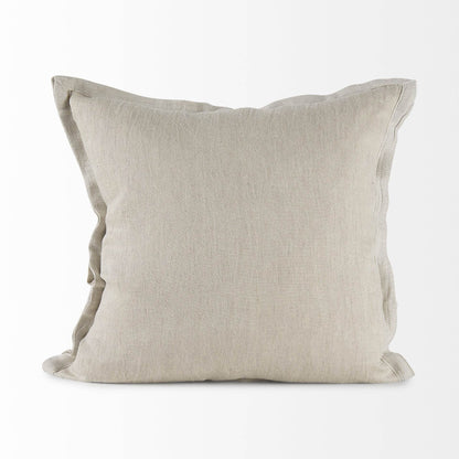 Cream Bordered Pillow Cover - Loft&Timber