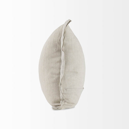 Cream Bordered Pillow Cover - Loft&Timber