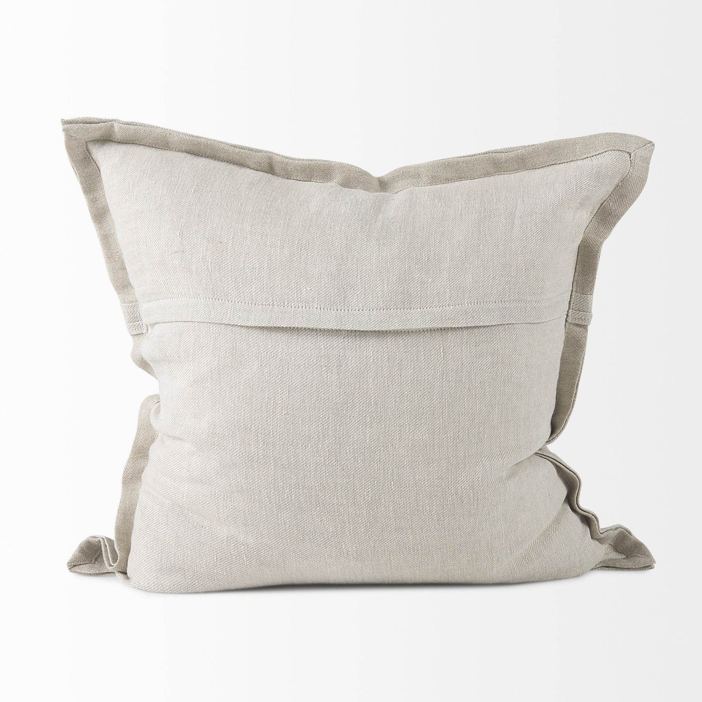 Cream Bordered Pillow Cover - Loft&Timber