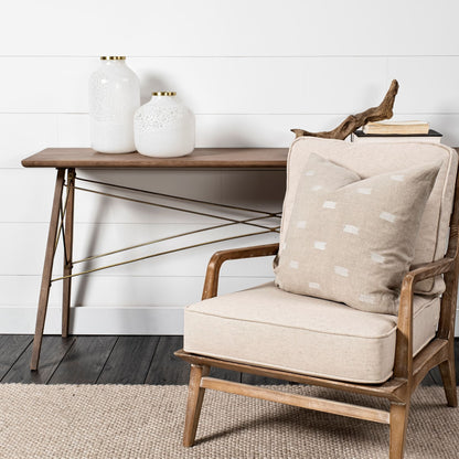 8" White Abstract Cylinder Crystal Glass Table Vase - Loft&Timber