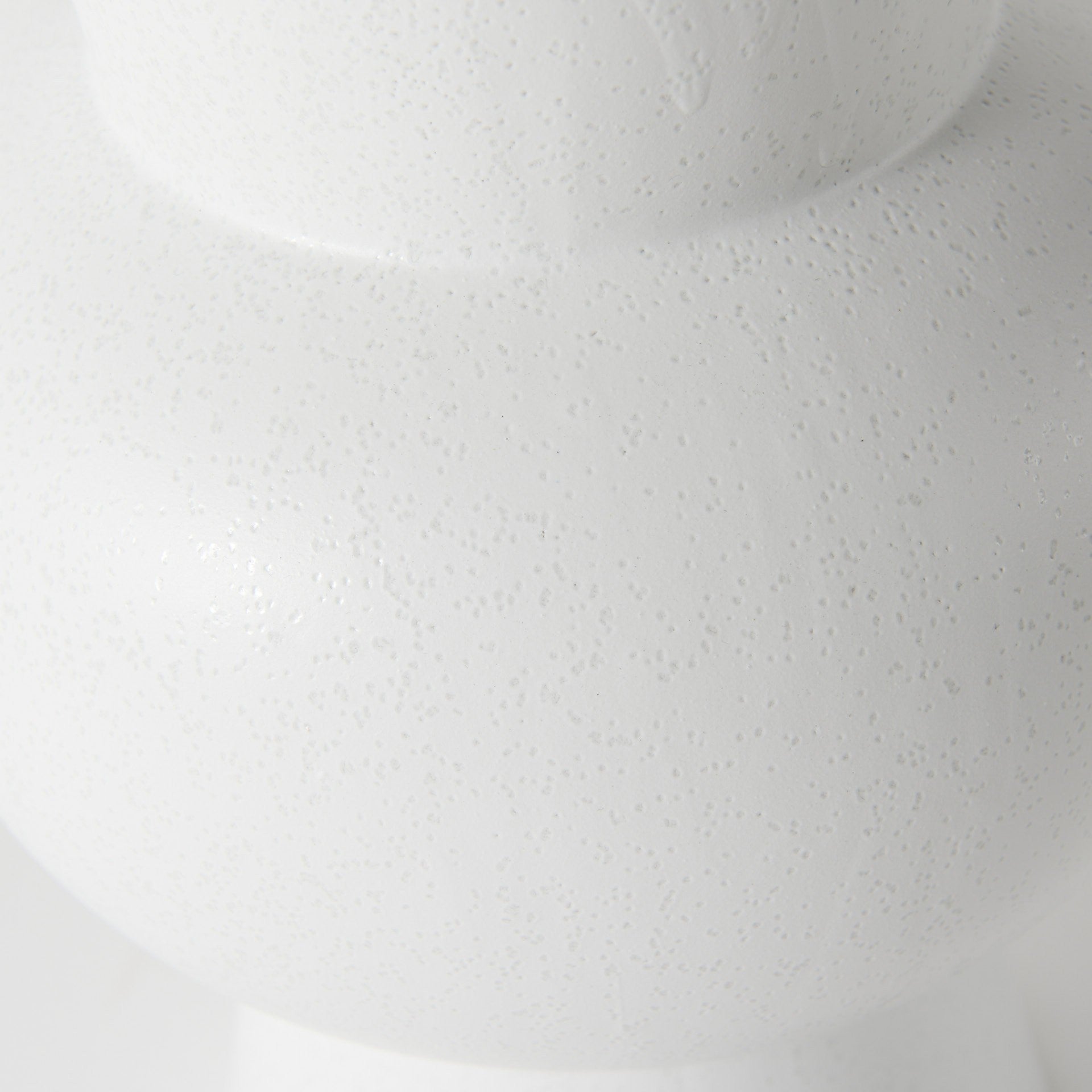 11" White Abstract Cylinder Ceramic Table Vase - Loft&Timber