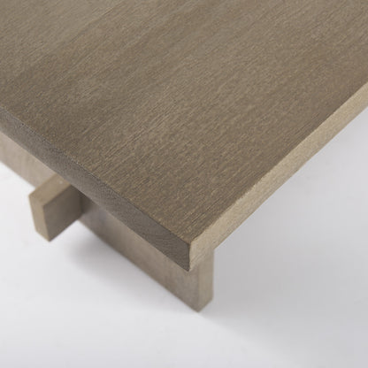 84" Taupe Dining Table - Loft&Timber