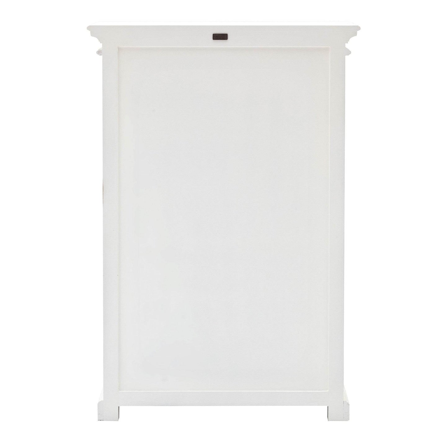 Classic White Two Level Storage Cabinet - Loft&Timber