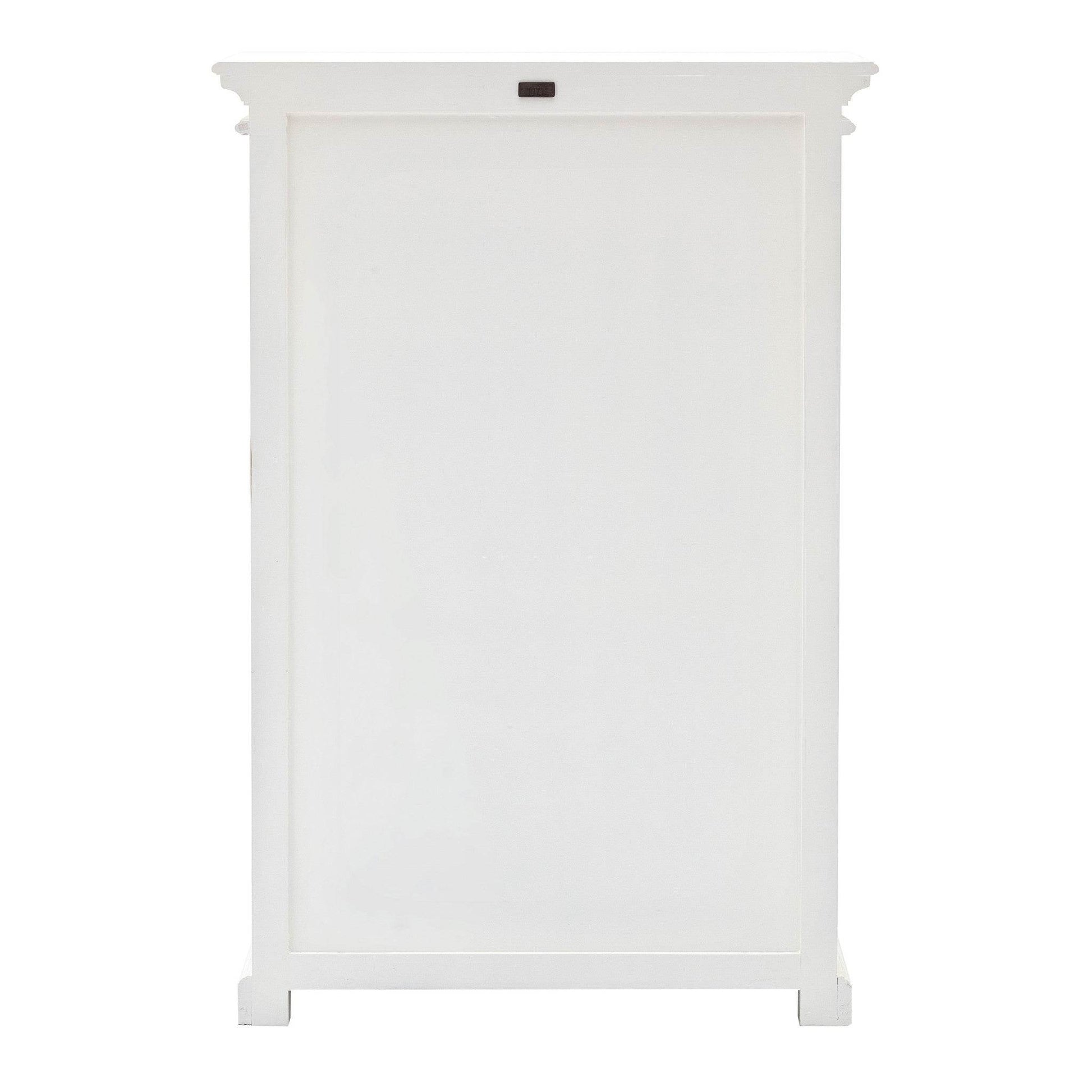 Classic White Two Level Storage Cabinet - Loft&Timber