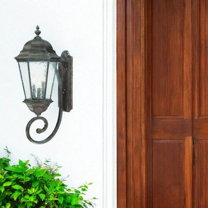 Telfair 3-Light Black Coral Wall Light - Loft&Timber