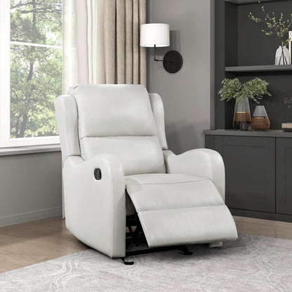 Recliner Chair Living Room Reclining Sofa Chair, Home Theater Seating Modern Recliner, Manual Recliner Sofa Chair for Living Room/Office/Apartment, Glider Recliner, Taupe - Loft&Timber