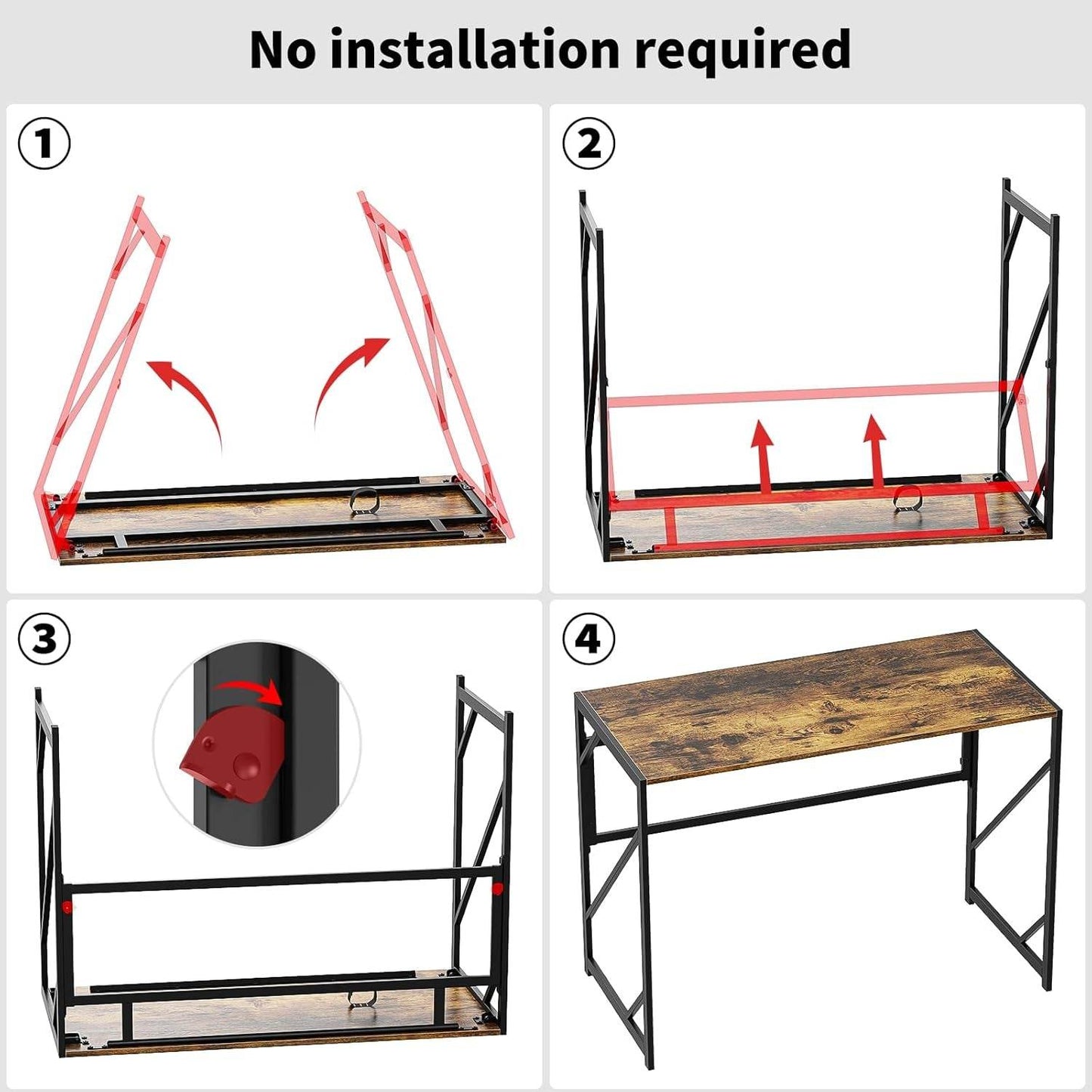 Folding Desk - Loft&Timber