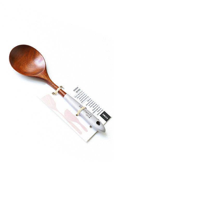 Teak Lacquer Kitchen Utensils | Japanese-Style Soup Spoon & Vegetable Shovel - Loft&Timber