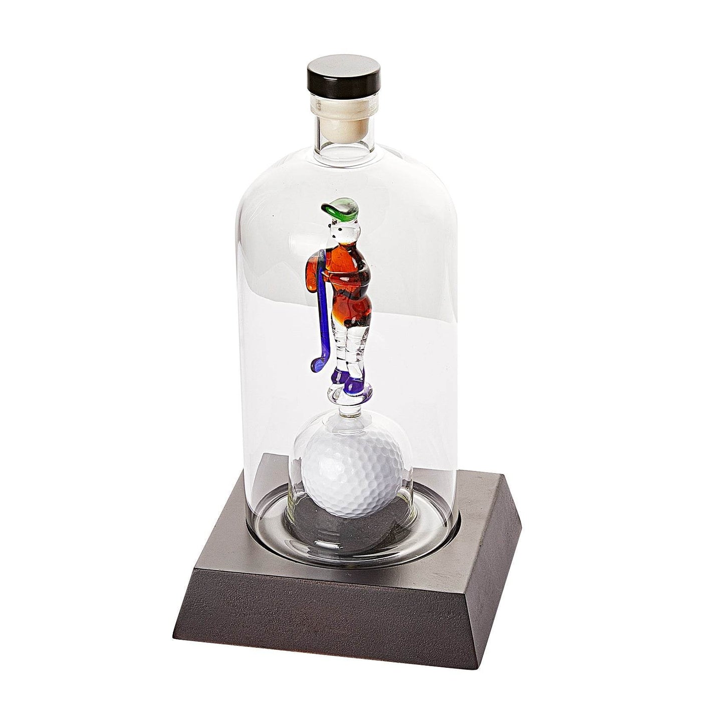 Golfer Decanter Whiskey Decanter - The Wine Savant, Golf Gifts for Both Men & Women, Golf Accessories, Golfer Gifts, Based on A Replica Human Golfing (750ml Decanter) - Loft&Timber