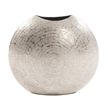 10" Silver Cylinder Aluminum Table Vase - Loft&Timber