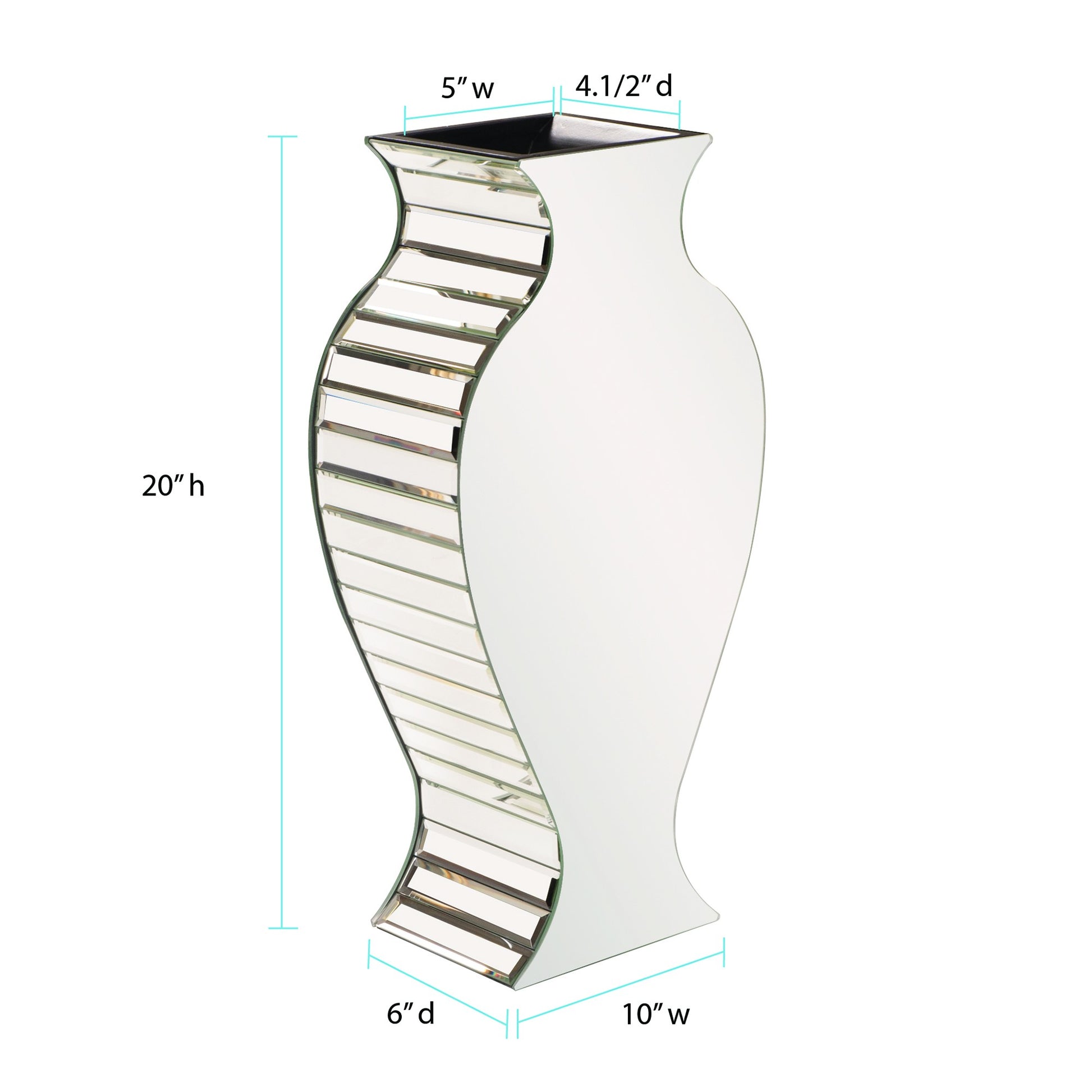 20" Clear Cylinder Table Vase - Loft&Timber
