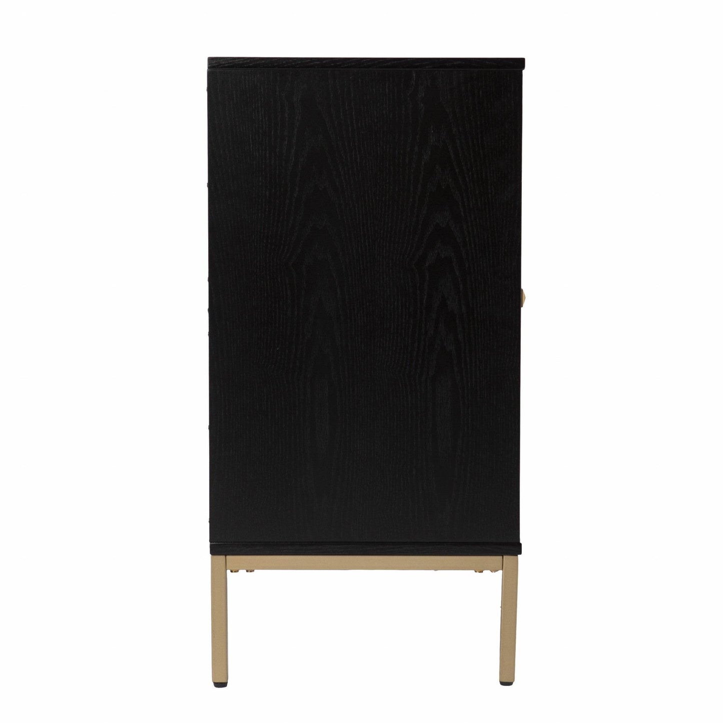 Black and Gold Harlequin Sideboard Storage Cabinet - Loft&Timber