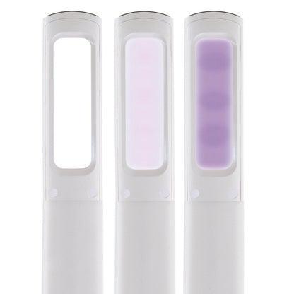 Contemporary White Sanitizing LED Desk Lamp - Loft&Timber