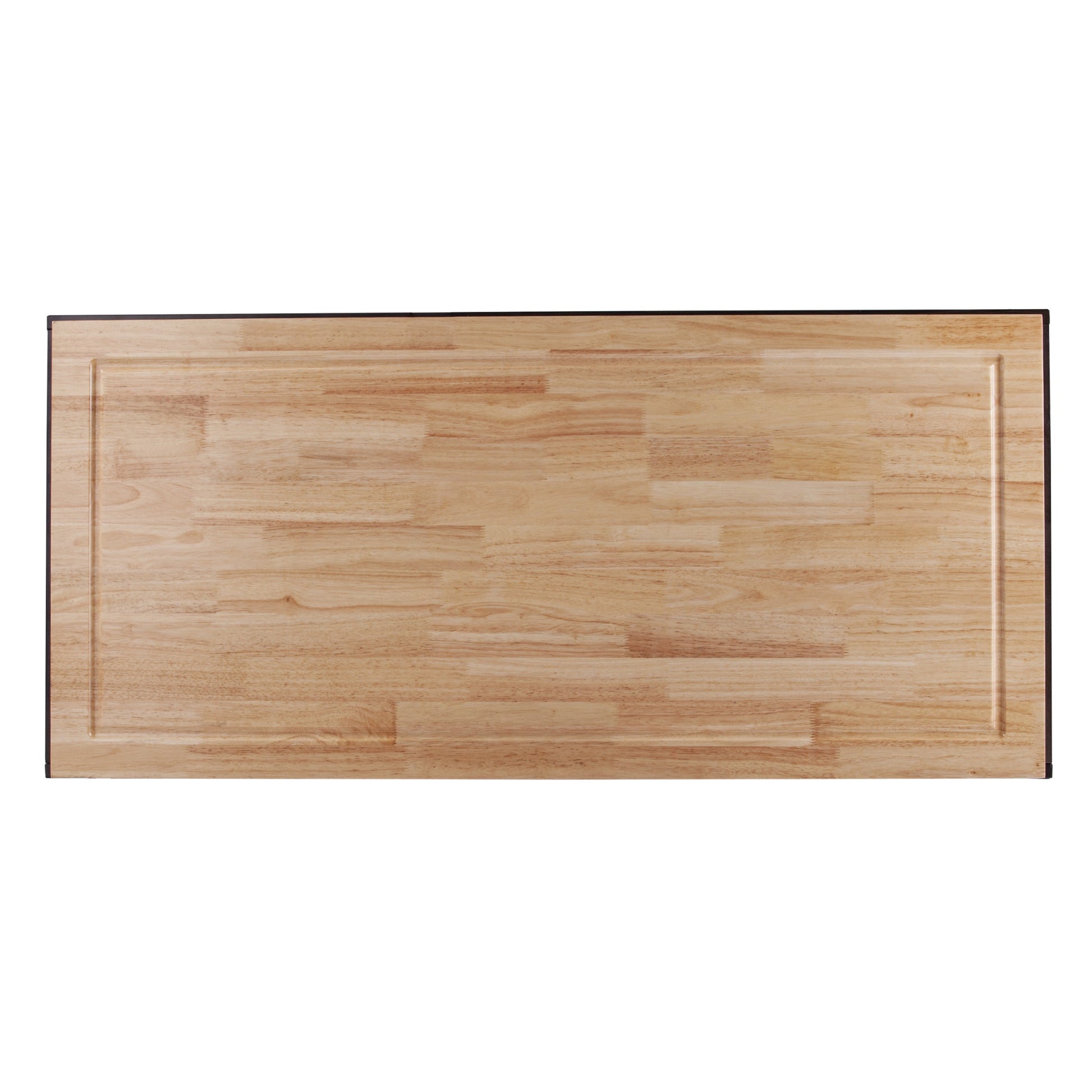 Brown and Natural 48" Kitchen Island With Storage - Loft&Timber