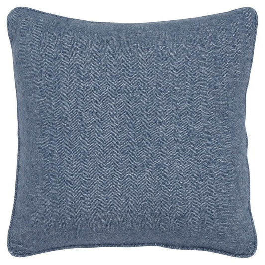 Blue Solid Classic Decorative Throw Pillow - Loft&Timber