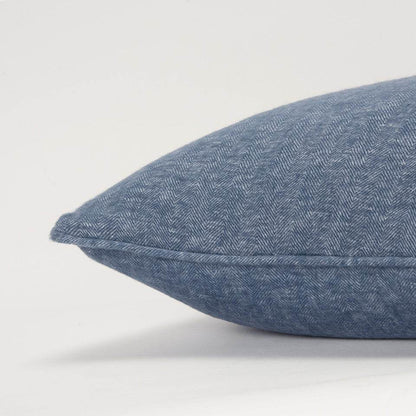 Blue Solid Classic Decorative Throw Pillow - Loft&Timber