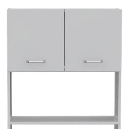 79" White Pantry Cabinet with Three Shelves - Loft&Timber