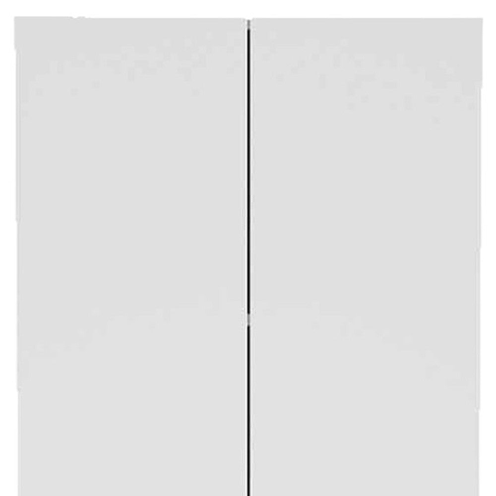 78" Modern White Pantry Cabinet with Two Full Size Doors - Loft&Timber