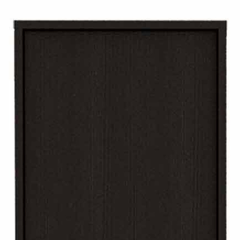 79" Modern Black Pantry Cabinet with Five Shelves - Loft&Timber