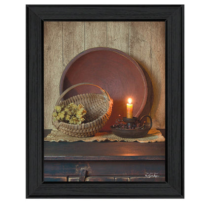 The Red Bowl 1 Black Framed Print Wall Art - Loft&Timber