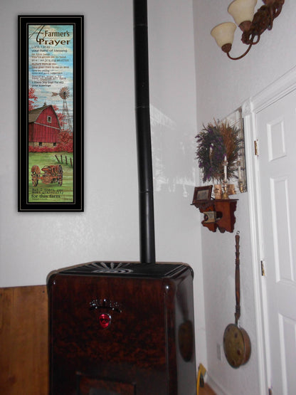Farmers Prayer 2 Black Framed Print Wall Art - Loft&Timber