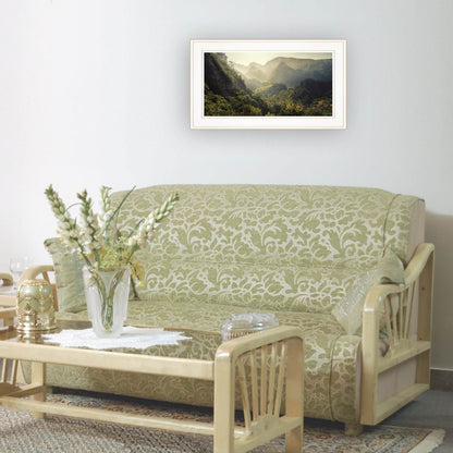 Land of the Hobbits Martin Podt Ready to Hang Framed Print White Frame White Framed Print Wall Art - Loft&Timber