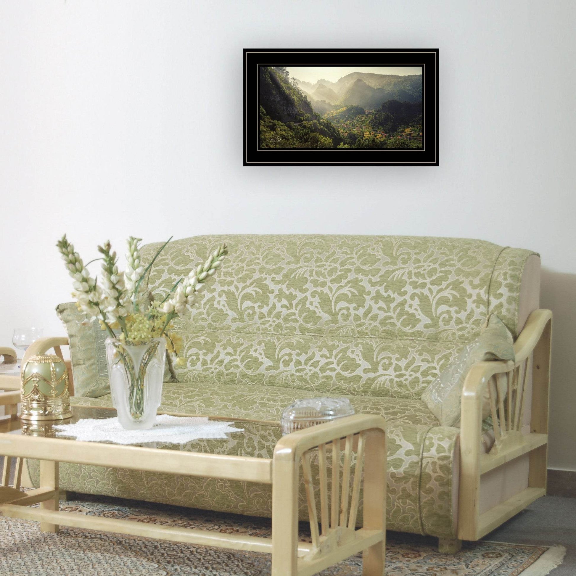 Land of the Hobbits Martin Podt Ready to Hang Framed Print Black Frame Black Framed Print Wall Art - Loft&Timber