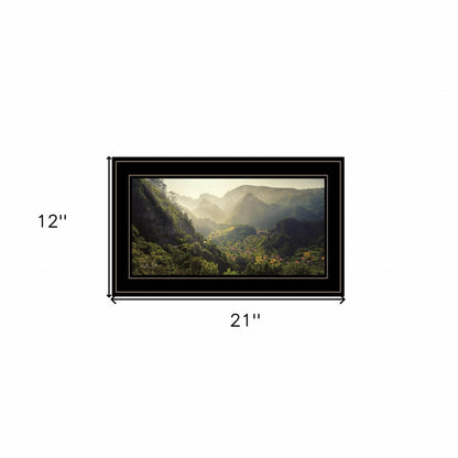 Land of the Hobbits Martin Podt Ready to Hang Framed Print Black Frame Black Framed Print Wall Art - Loft&Timber