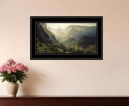 Land of the Hobbits Martin Podt Ready to Hang Framed Print Black Frame Black Framed Print Wall Art - Loft&Timber