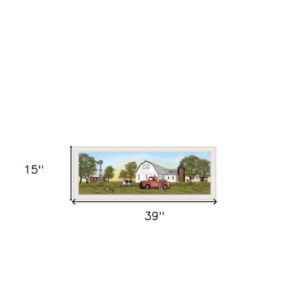 Set Of Two Billy Jacobs Summer or Spring Seasonal White Frame White Framed Print Wall Art - Loft&Timber