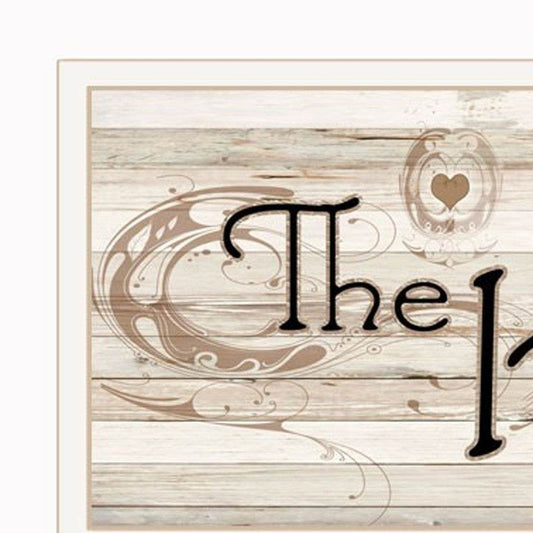 Set Of Four Kitchen Print 33x8 and Mug RackHorizonal 27x8x3 White Frame White Framed Print Kitchen Wall Art - Loft&Timber