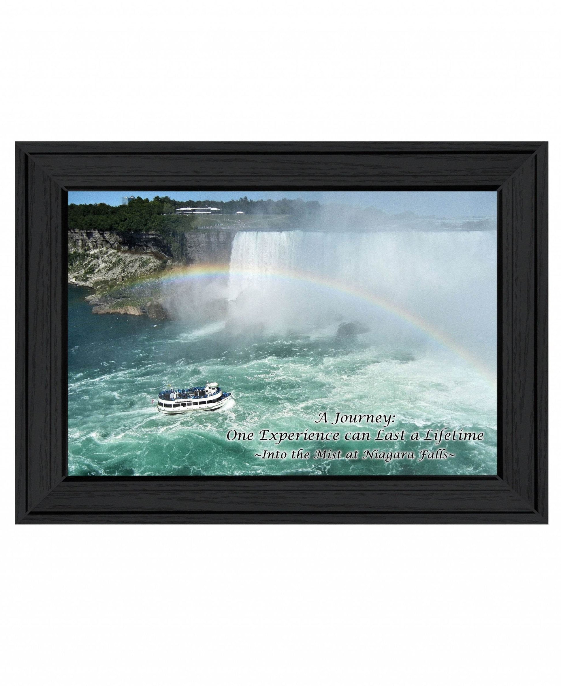 Into the Mist Black Picture Frame Print Wall Art - Loft&Timber