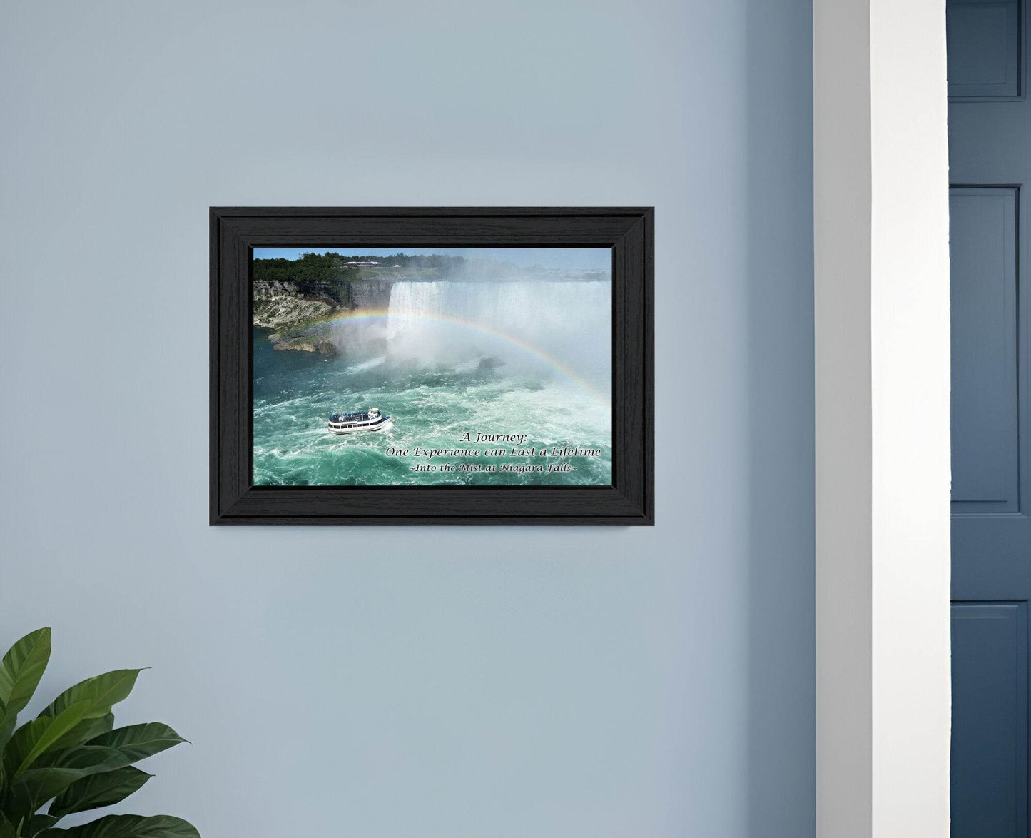 Into the Mist Black Picture Frame Print Wall Art - Loft&Timber