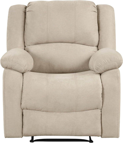 Recliner Chair Living Room Reclining Sofa Chair, Home Theater Seating, Wall Hugger Recliner, Manual Recliner Sofa Chair for Living Room/Office/Apartment, Oatmeal - Loft&Timber