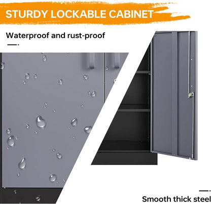 Metal Storage Cabinet - Loft&Timber