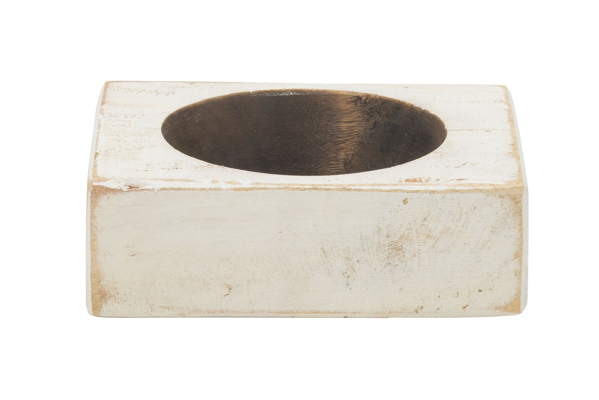 4" Wide Pillar Tabletop Pillar Candle Holder - Loft&Timber